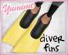 [Y] Diver fins ~ Yellow