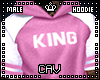 Pink King Hoodie