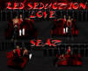 Red Seduction Love Seat