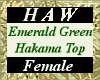 Emerald Green Hakama Top