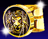 Gold Lion Head