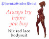 Nix red lace bodysuit