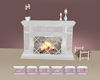 Z White fireplace