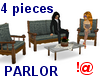 !@ Parlor 4 pieces