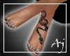 Aj*Feet Snake Tattoo
