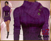 cK Fall Dress Purple