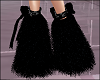 Black Fur Boot Layers