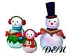 Singing Snowman Family