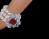 (KUK)Bracelet jewel red