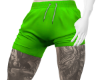 Lime Green Muscle Shorts