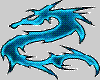 (ts)blue tribal dragon
