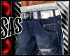 SAS-Destroyed/jeans-Lblu