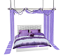 Lilac Canopy Bed