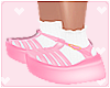࿐♡. Pink Jellies With Socks