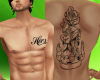 xV| Chest & Back Tattoo