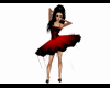 Black red ballerina