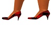 Red Plaid Heels