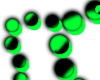 green glow bubbles