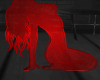 Female Model Neon Red