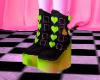 S! Heart Boots - Toxic