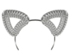Cat Ears Headband-Silver
