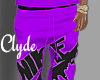 NIKEY Drip Purple Sweats