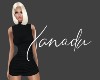 X Knit Dress SL BlackRLS