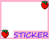 *SS*Strawberry Sticker