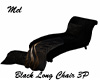 Black Long Chair 3P