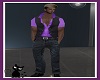 Sy Purple Vest and Jeans