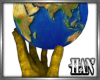 [H]Deco Hand+Earth Globe