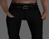 Black jeans/belt