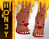 HON3Y*Moonlit Heels Red