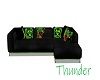 neon green zombie couch