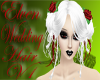 White Elven Wedding Hair