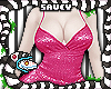 Glitter Dress Hot Pink