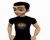 gay spiral black tshirt