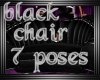 black chair 7 pose spot