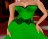 GREEN BOW GOWN