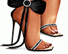 梅 black bow heels