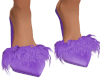 Alice Purple Fur Heels