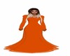 RLL Elegant Orange Gown
