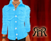 [RR] Linen Shirt Blue