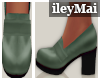 Chunky Loafers| Green