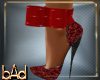 Mara Red Bow Heels