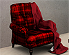 Red Plaid Xtmas Chair