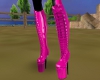 [SM] Pink Patent Boots 1