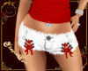 SE-Red Laced White Short