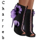 !Purple Flower Boots