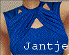 ^J Sexy Blue Dress - Med